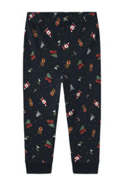 thumbnail: NAME IT MINI   kerstpyjama NMNVISMAS met all over print donkerblauw