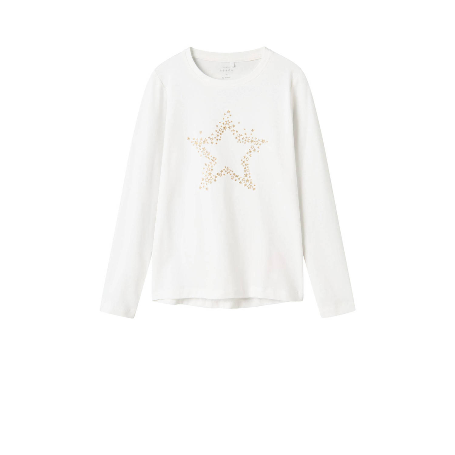 NAME IT KIDS longsleeve NKFVIPARTY set van 2 zwart wit