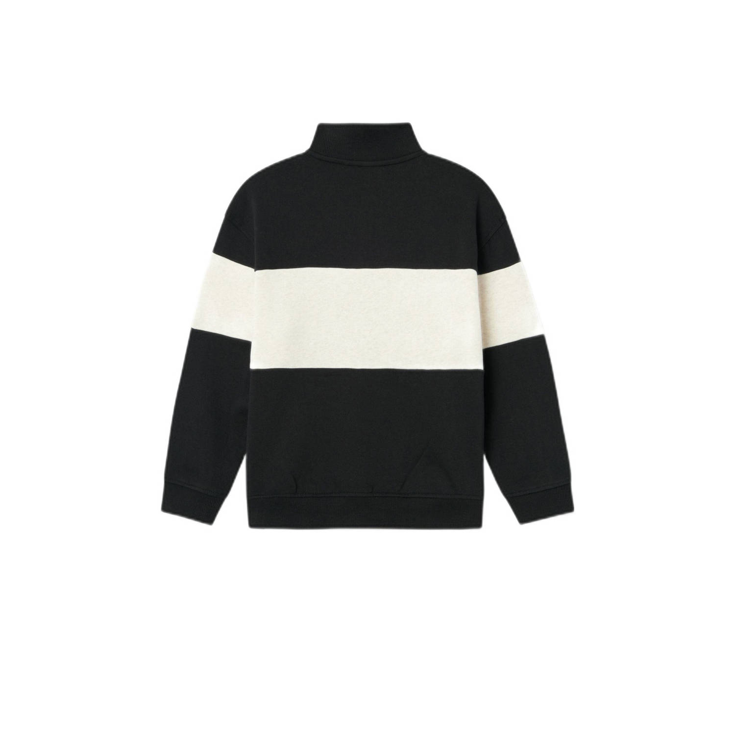 NAME IT KIDS sweater NKMRETA zwart wit