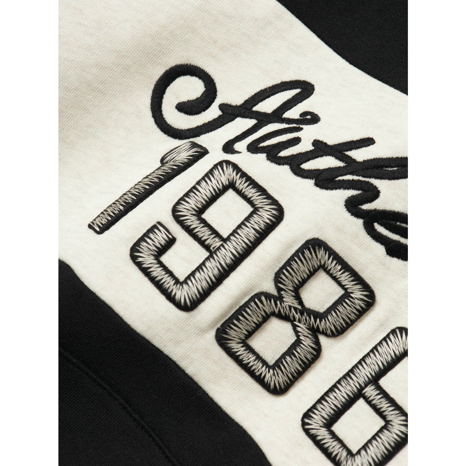 NAME IT KIDS sweater NKMRETA zwart wit