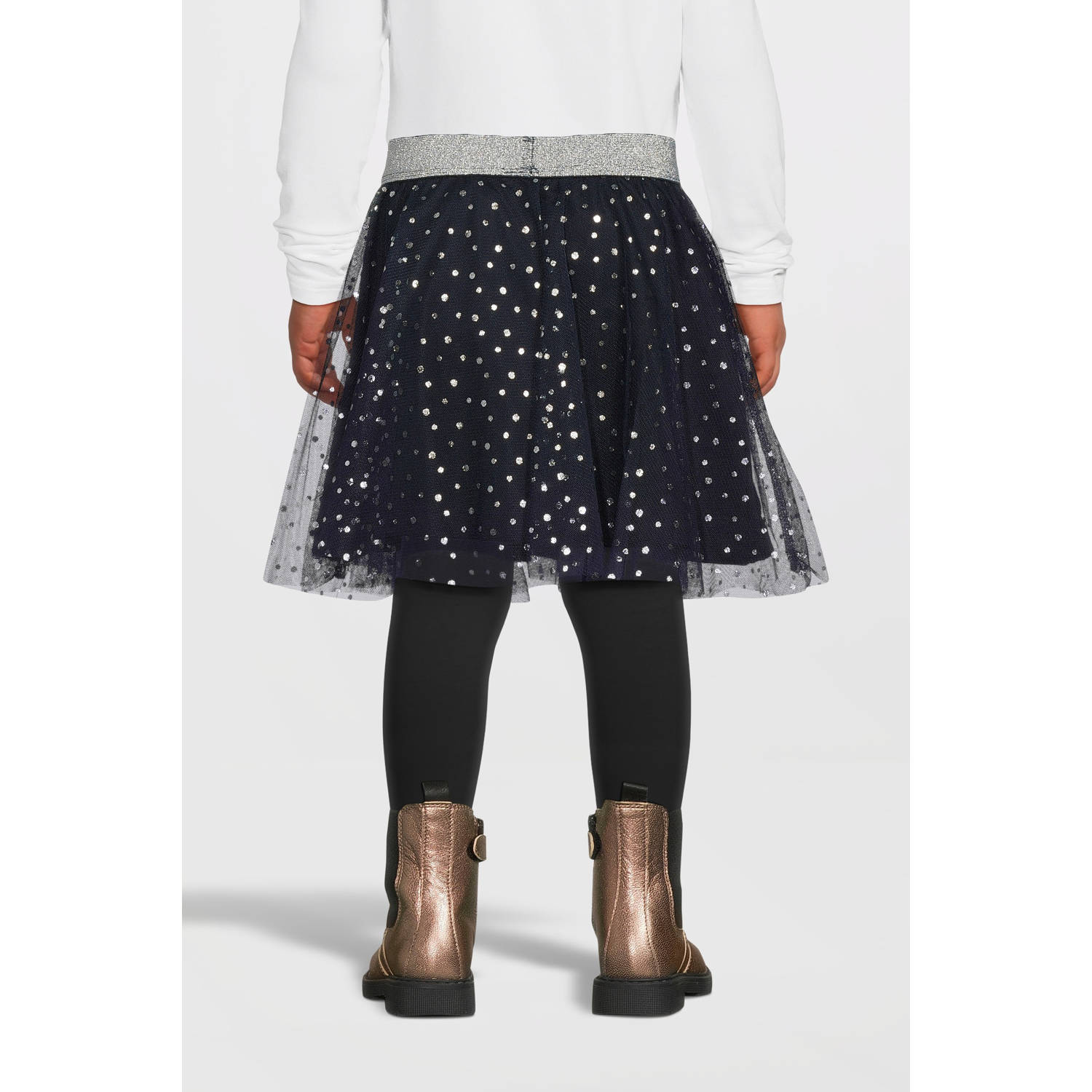 NAME IT MINI a-lijn rok donkerblauw