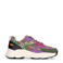 POSH by Poelman chunky sneakers groen/lila