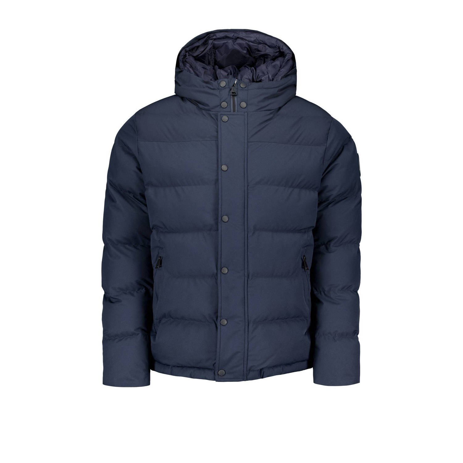 Airforce gewatteerde winterjas VIC donkerblauw