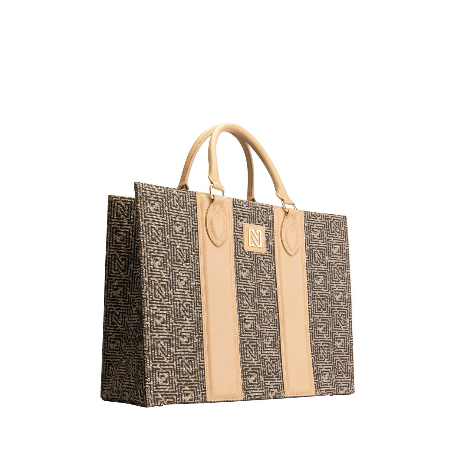NIKKIE shopper Mayda Tweed bruin
