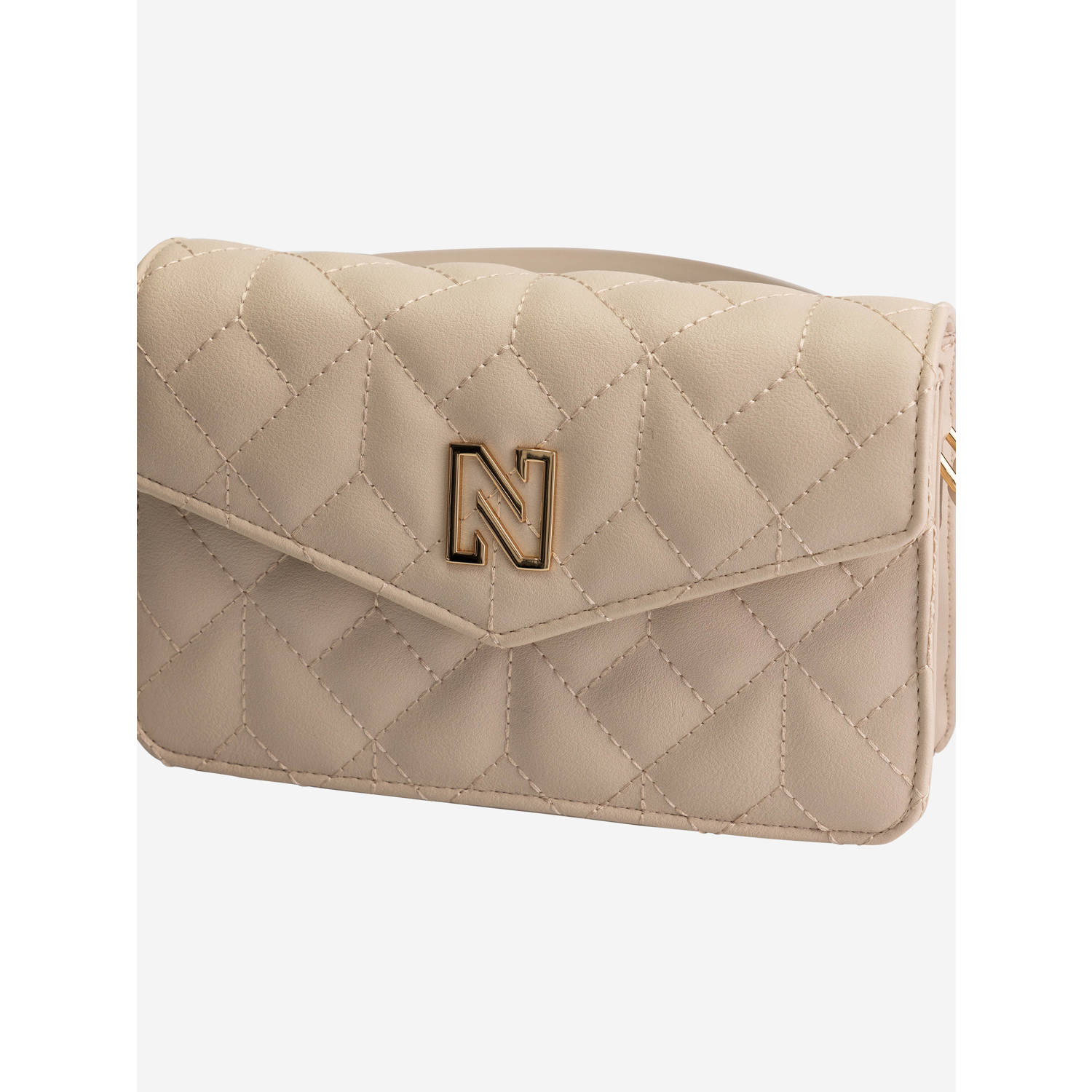 NIKKIE crossbody tas Daxing Quilted beige