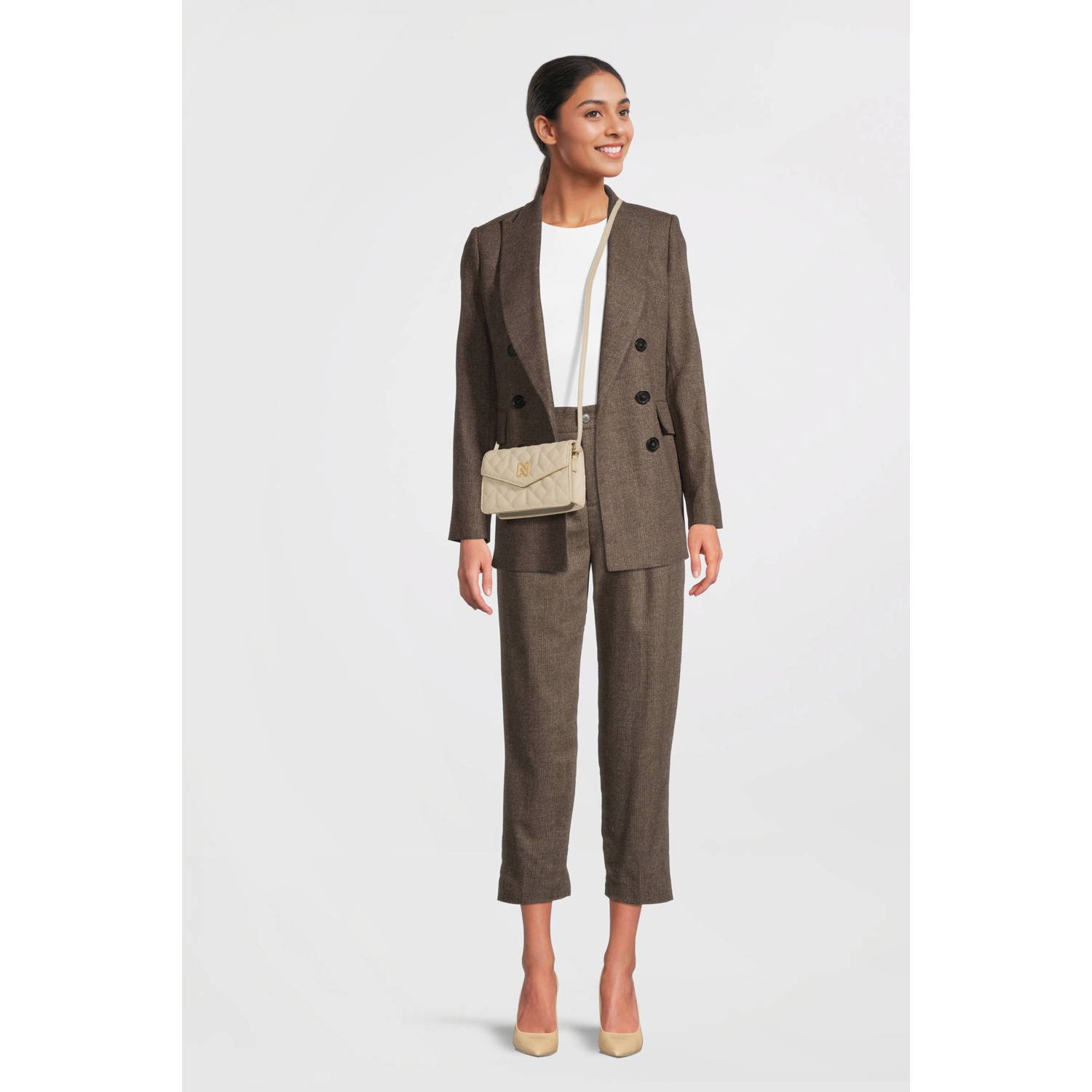 NIKKIE crossbody tas Daxing Quilted beige