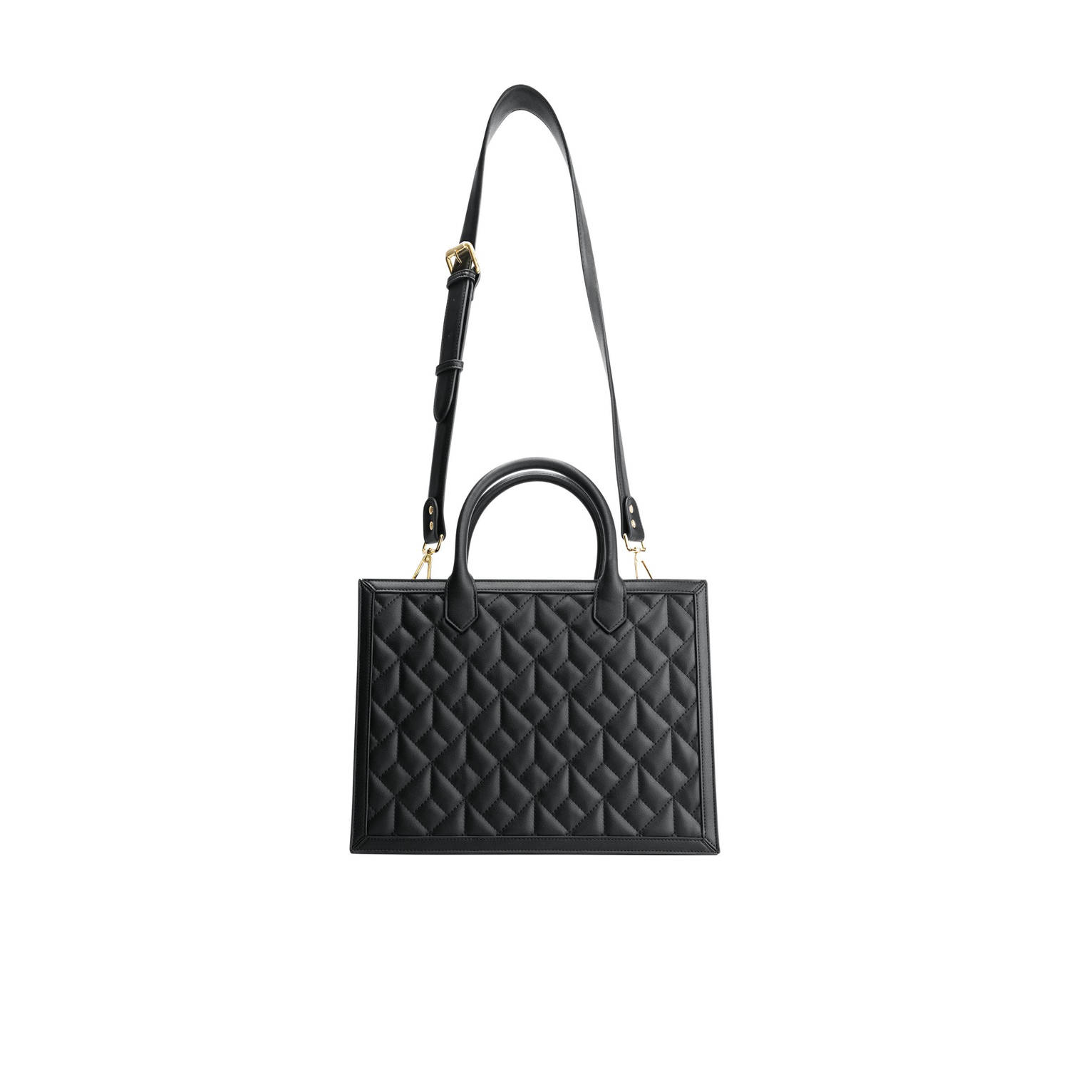 NIKKIE shopper Dante Quilted zwart