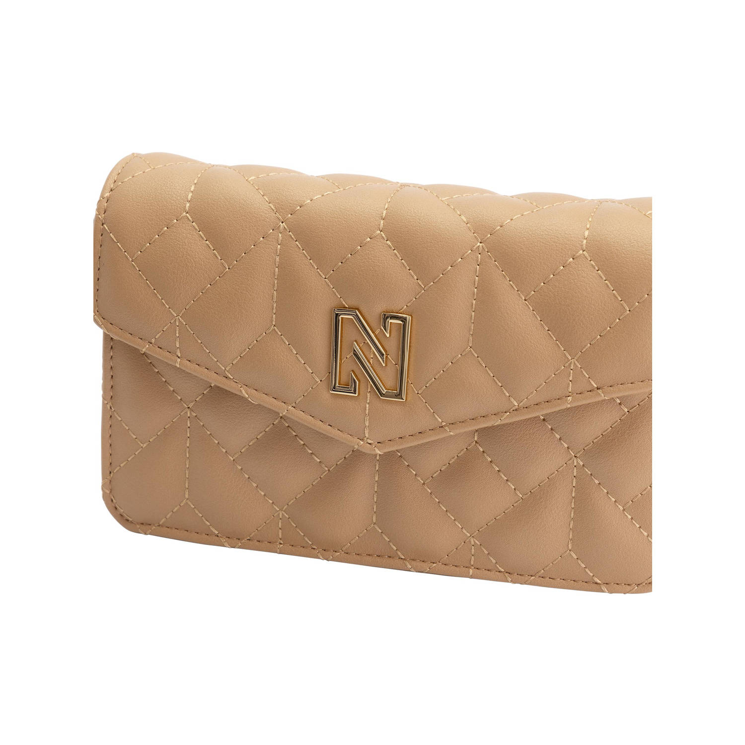 NIKKIE crossbody tas Daxing Quilted camel