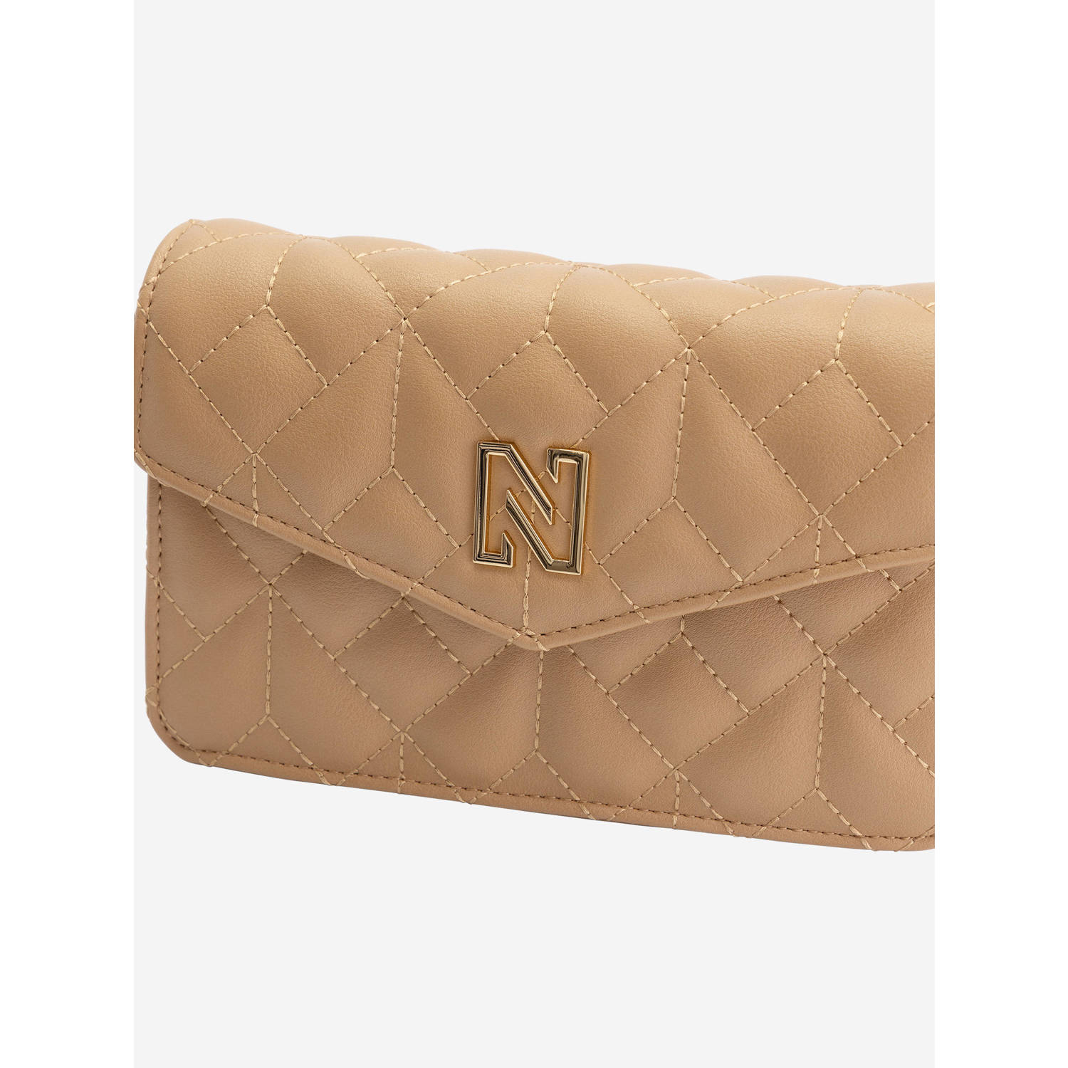 NIKKIE crossbody tas Daxing Quilted camel