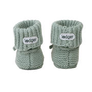 thumbnail: Lodger gebreide baby slofjes groen