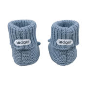 thumbnail: Lodger gebreide baby slofjes blauw