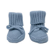thumbnail: Lodger gebreide baby slofjes blauw