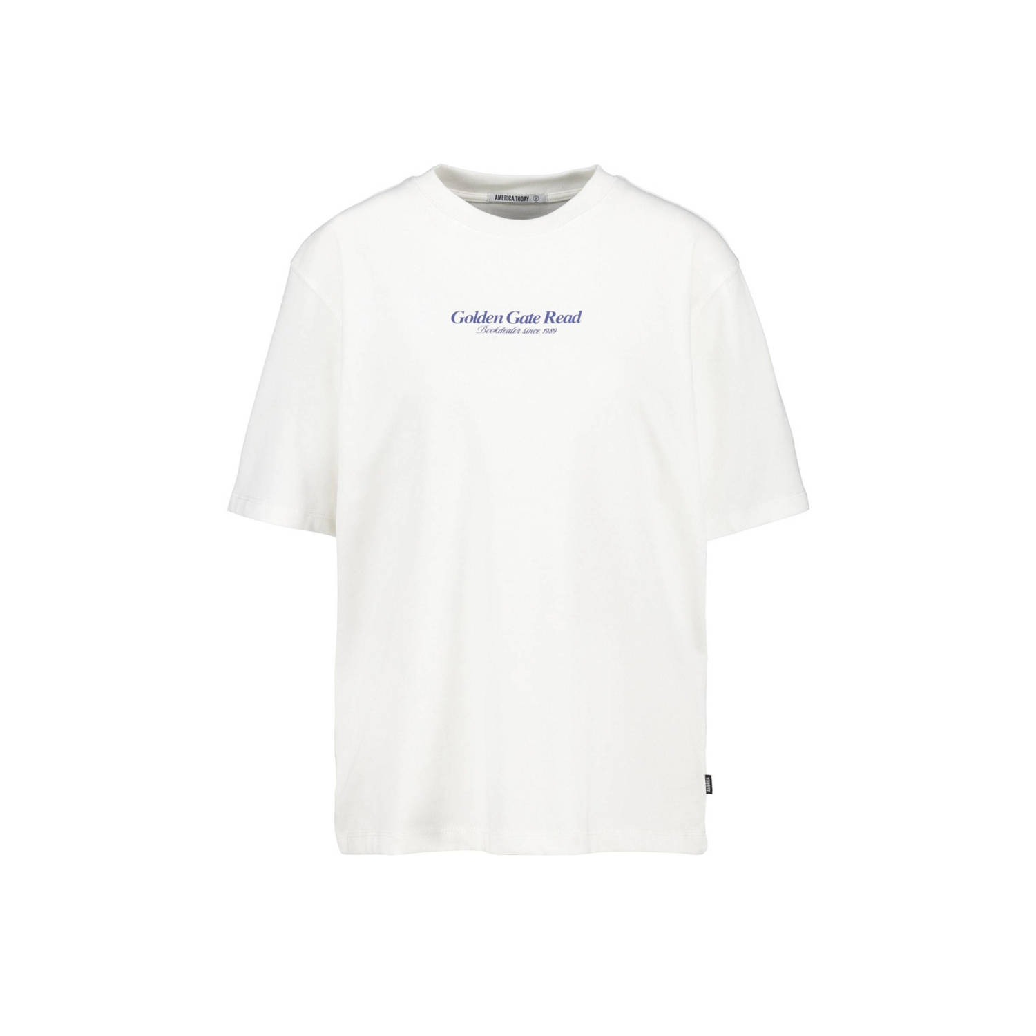 America Today T-shirt met backprint