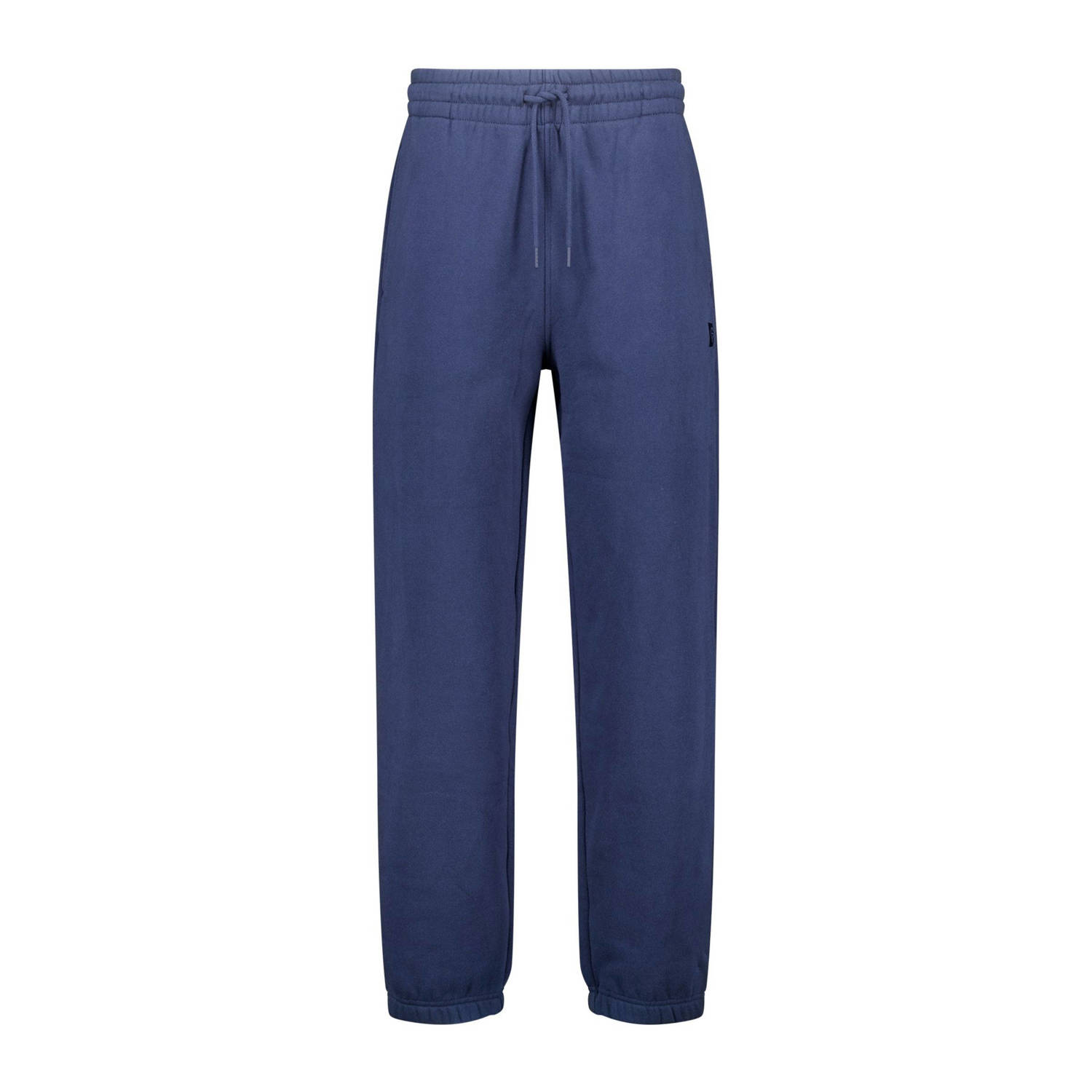 America Today gemêleerde loose fit joggingbroek donkerblauw