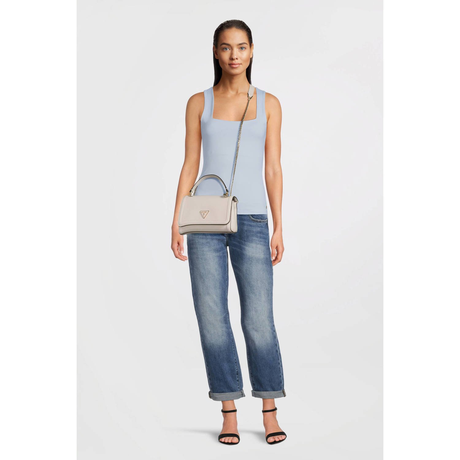 GUESS crossbody tas Noelle ecru