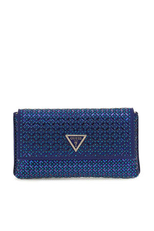 clutch Zalina met strass blauw