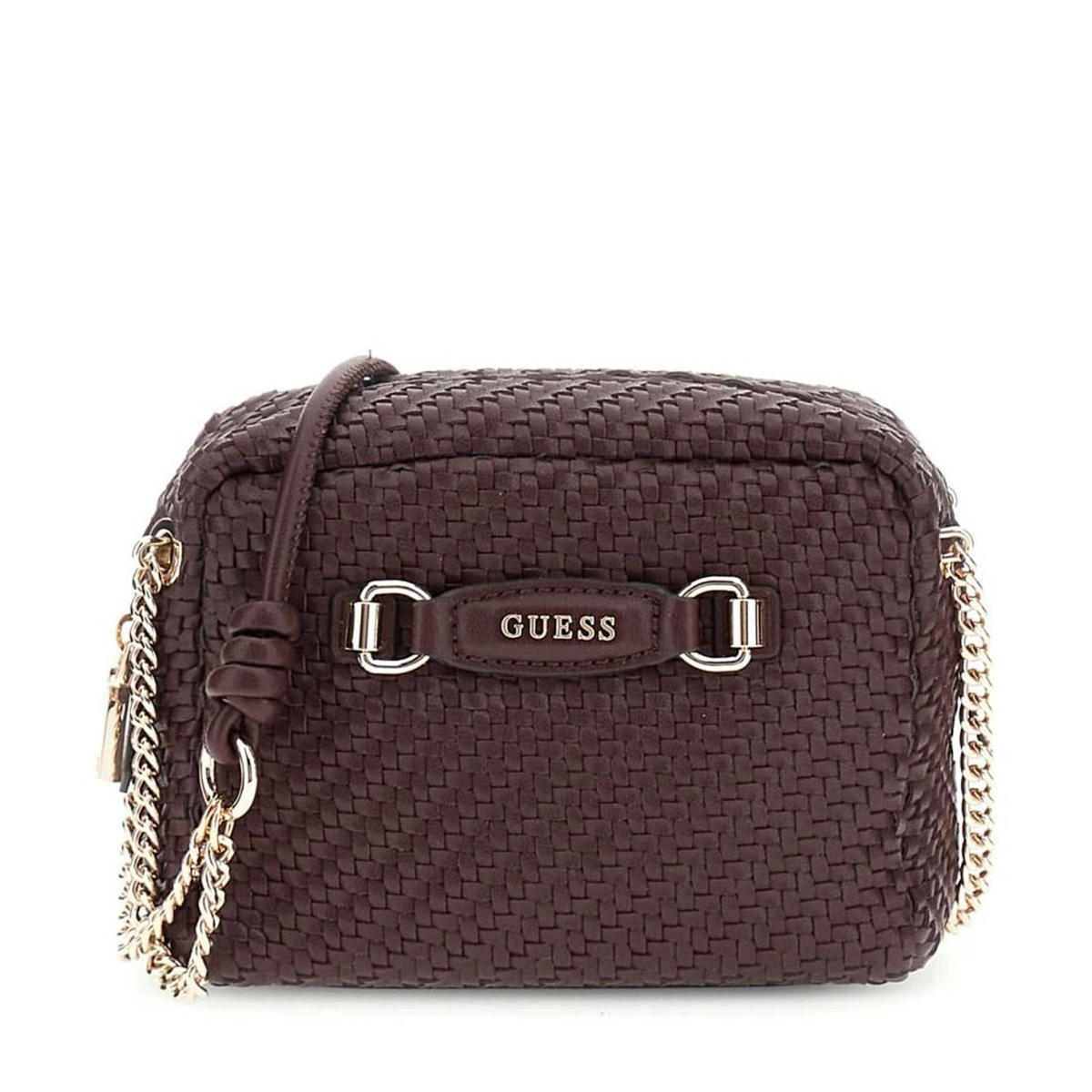 Vrouwen Vegan Lederen Handgeweven Tote Handtas Mode Schouder Top-handvat Tas All-Match Onderarm Tas Met Portemonnee, Koffie