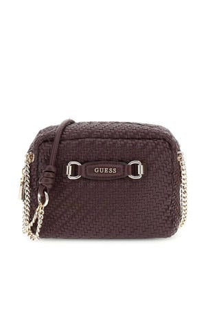 gevlochten crossbody tas Francy bordeauxrood