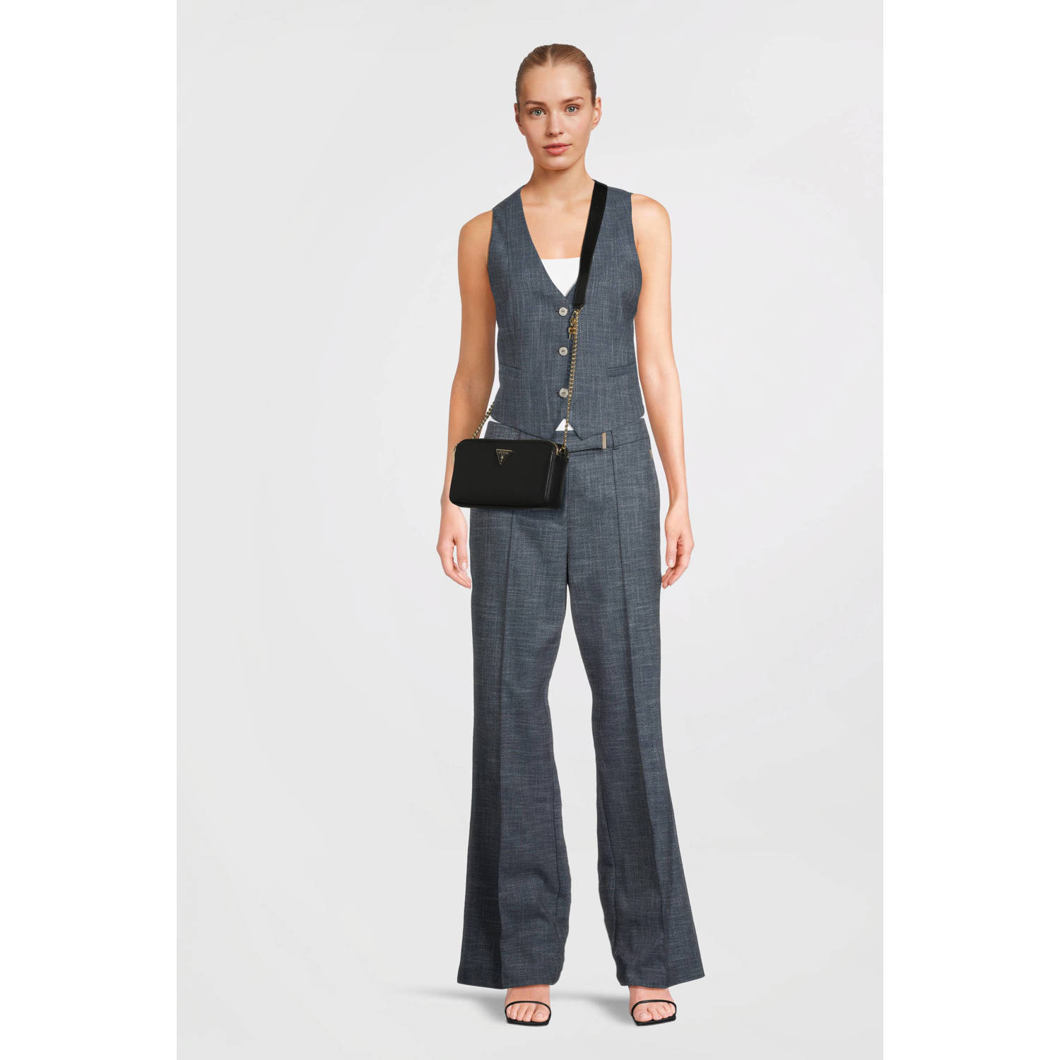 Guess Zwarte Polyethyleen Handtas Black Dames
