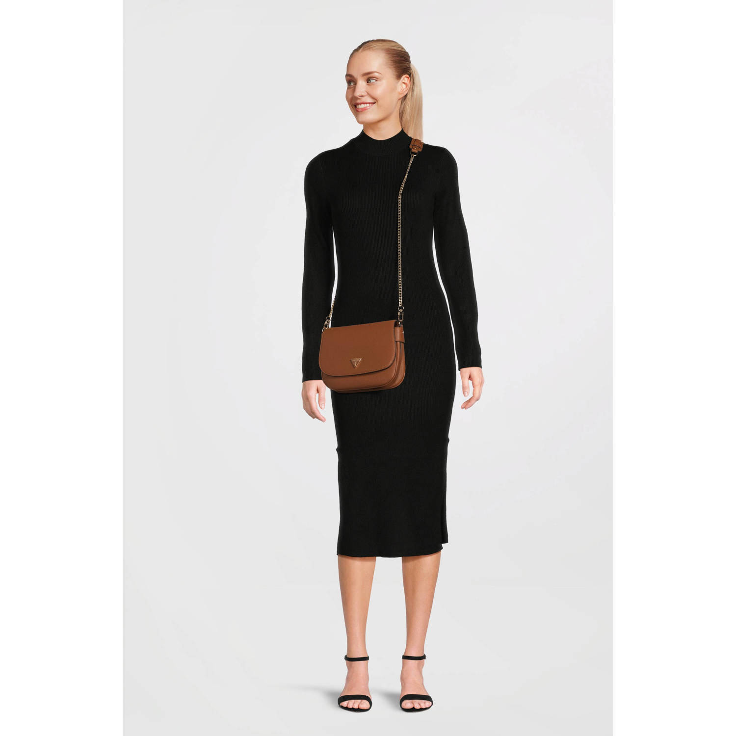 GUESS crossbody tas Fedora cognac