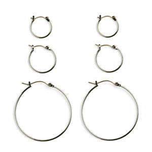 oorbellen PCBELINDA - goudkleurig (set van 3)