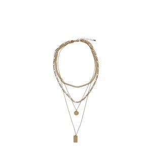 gelaagde ketting PCOKIA goudkleurig