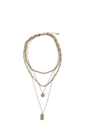 gelaagde ketting PCOKIA goudkleurig