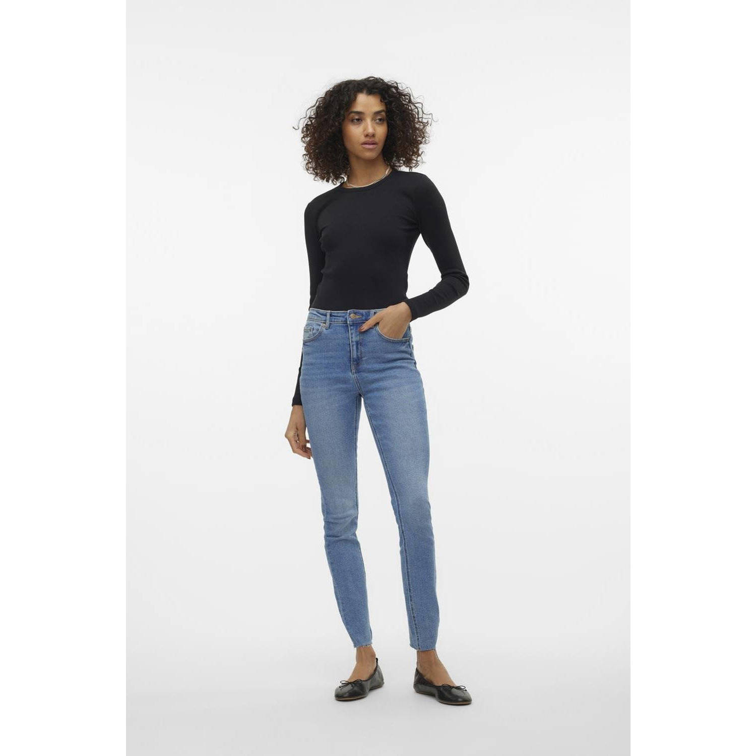 VERO MODA top VMCHLOE zwart