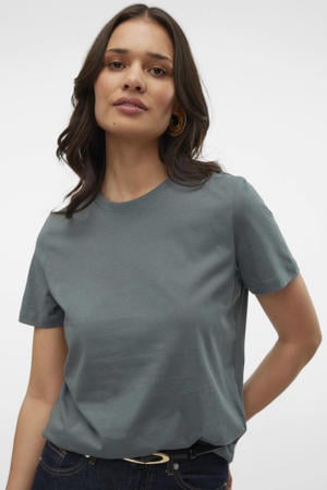 T-shirt - grijsgroen