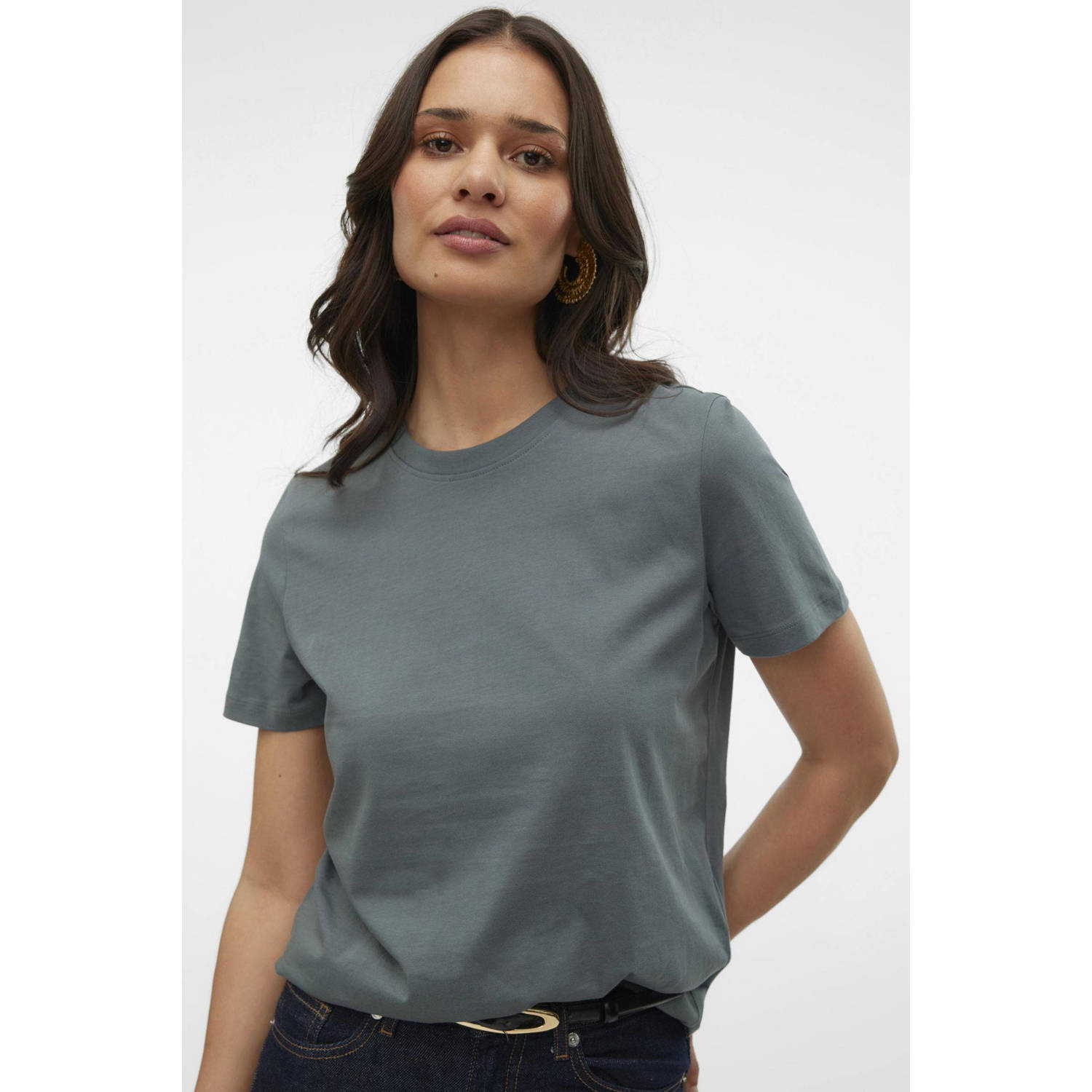 Vero Moda Shirt met korte mouwen VMPAULINA SS T-SHIRT GA JRS NOOS