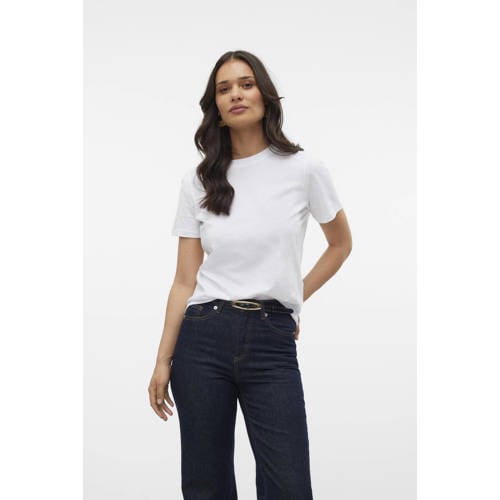 VERO MODA T-shirt ecru afbeelding