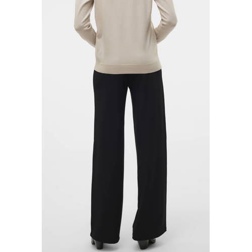 VERO MODA wide leg broek VMBERLIN zwart afbeelding