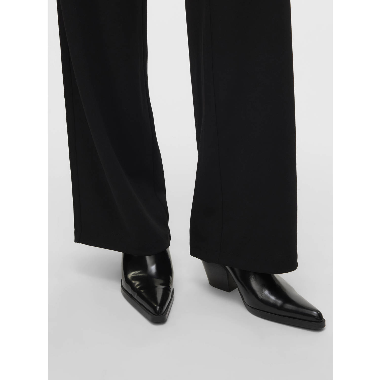 VERO MODA wide leg broek VMBERLIN zwart