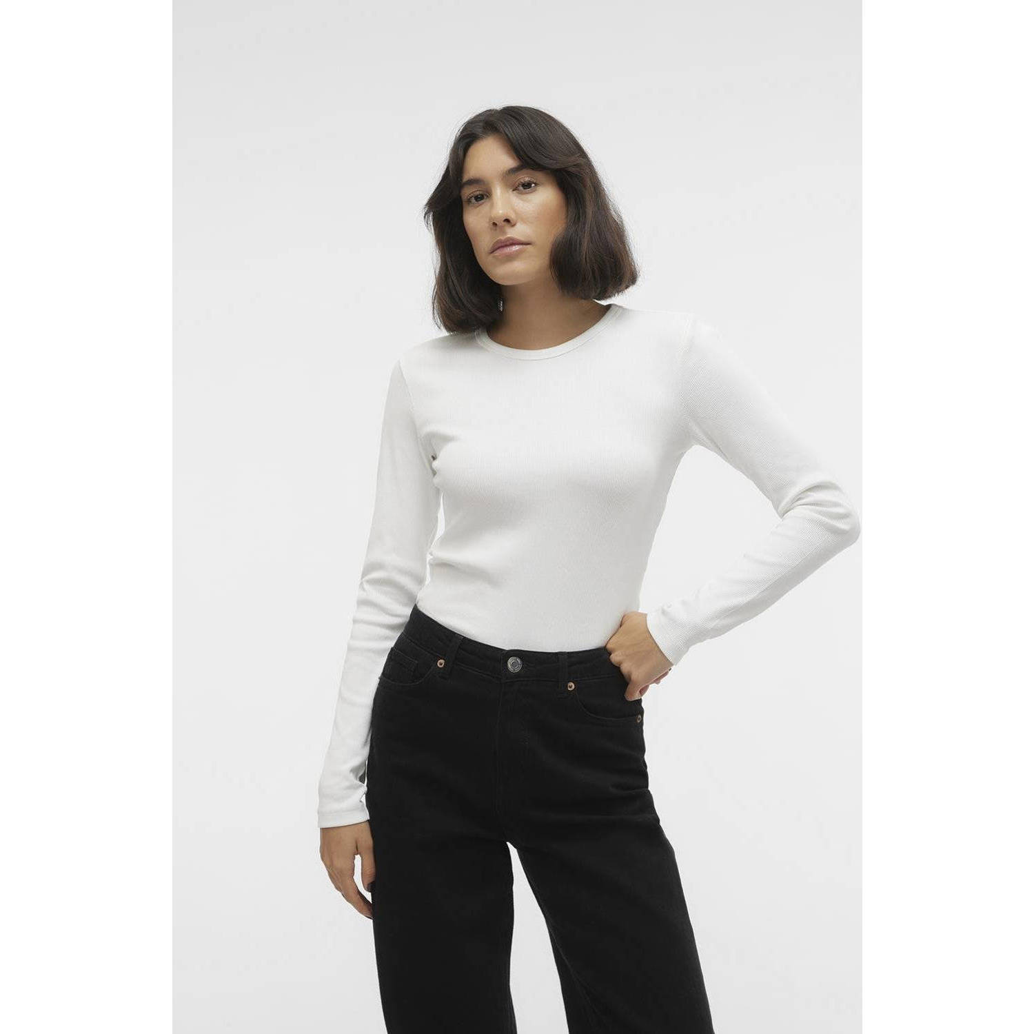 VERO MODA top VMCHLOE ecru