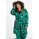 YOEK groene blazer met dierenprint