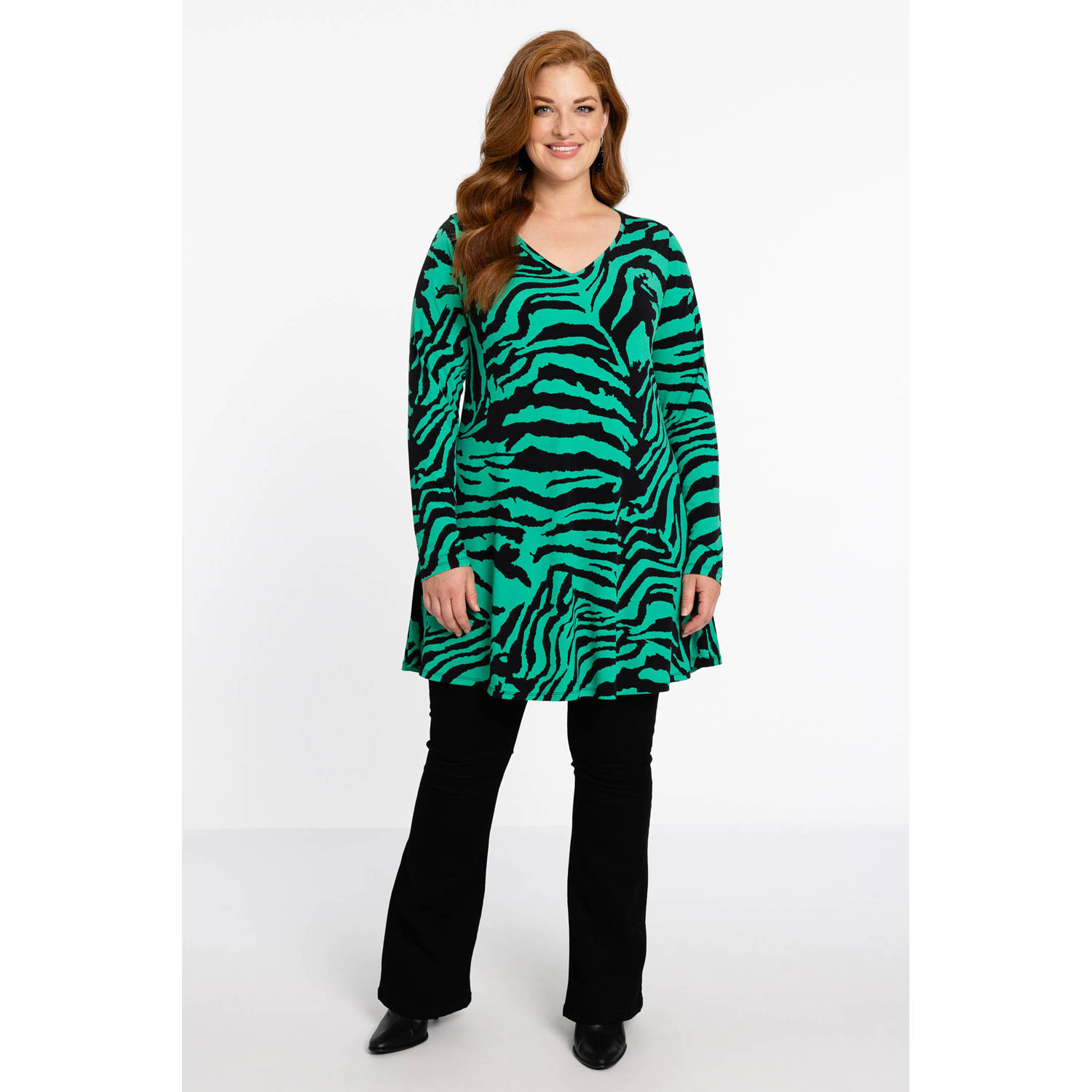 YOEK tuniek met dierenprint