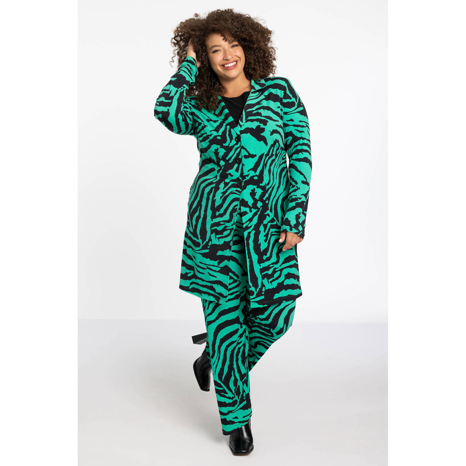 YOEK broek met all over print