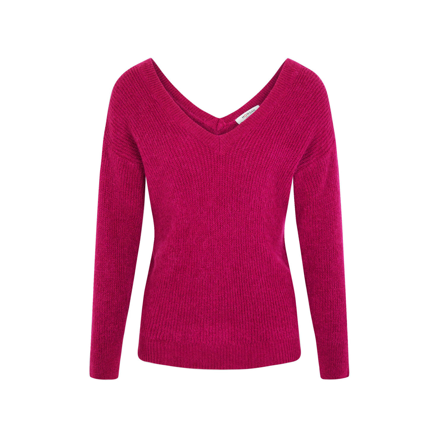 Morgan wollen gebreide trui roze