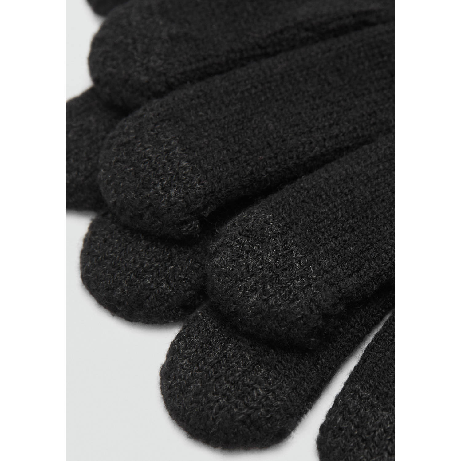Mango Man handschoenen zwart