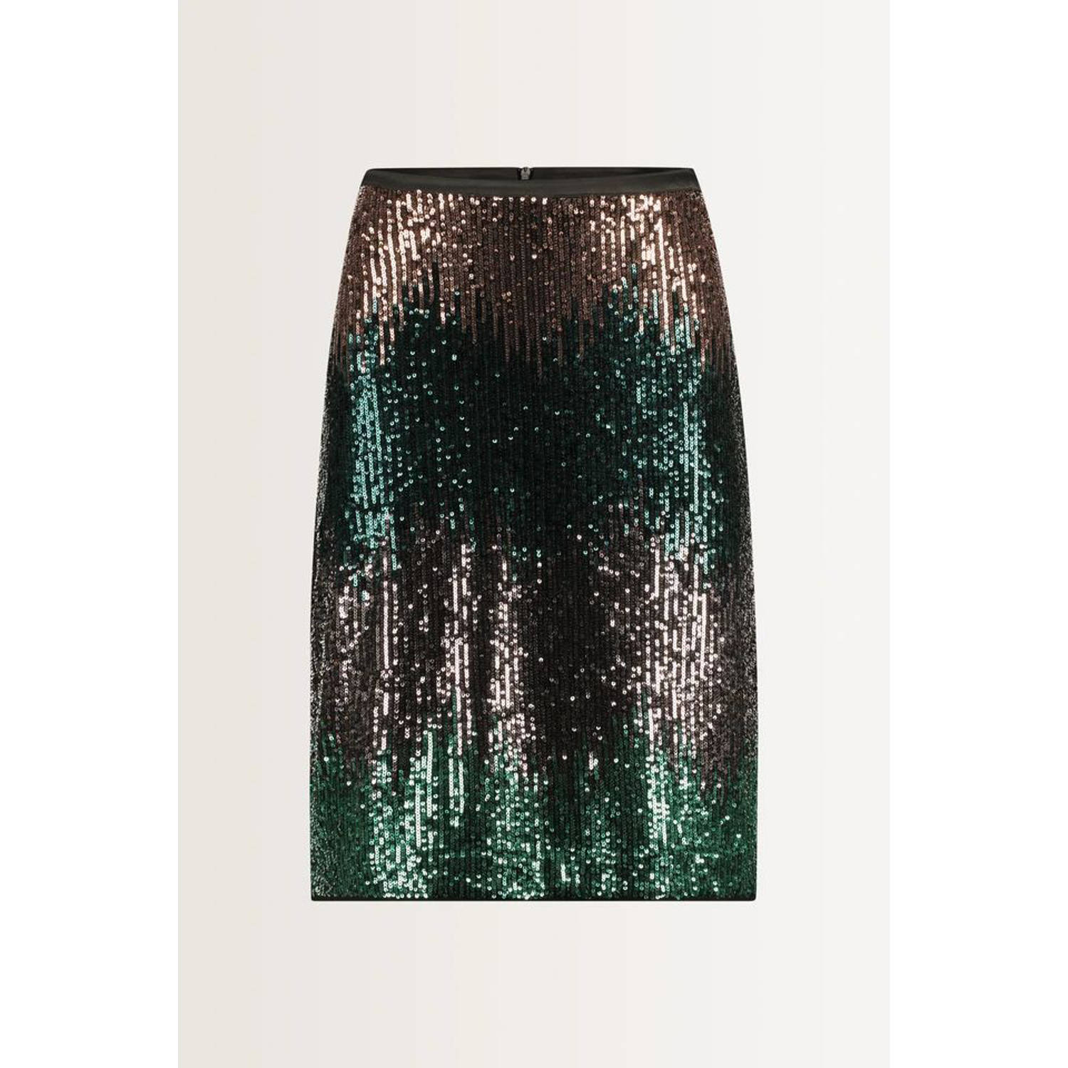 Claudia Sträter CLAUDIA BY CLAUDIA STRÄTER midi rok petrol