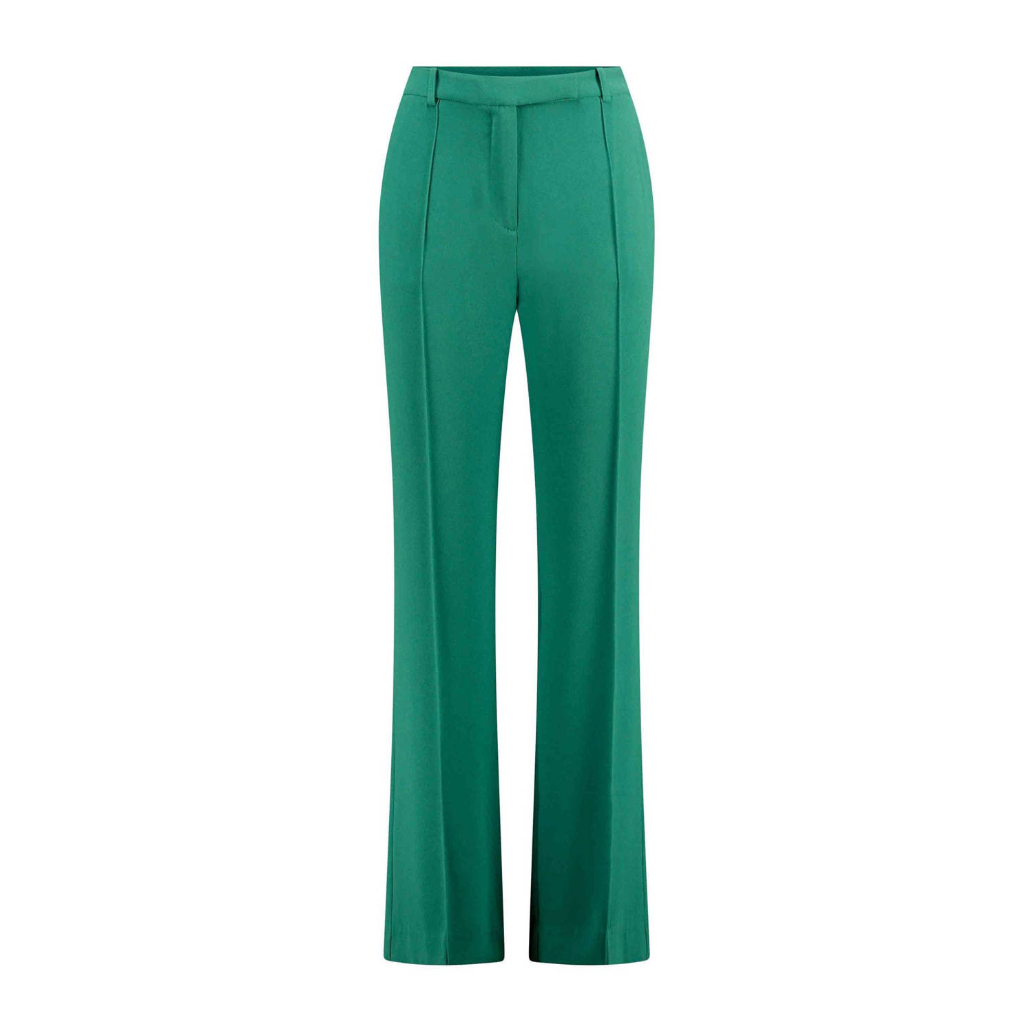 Claudia Sträter CLAUDIA BY CLAUDIA STRÄTER straight fit broek groen