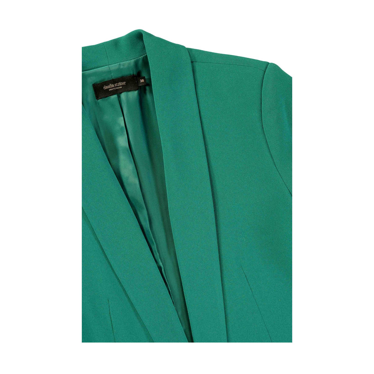 Claudia Sträter CLAUDIA BY CLAUDIA STRÄTER rechtvallende blazer groen