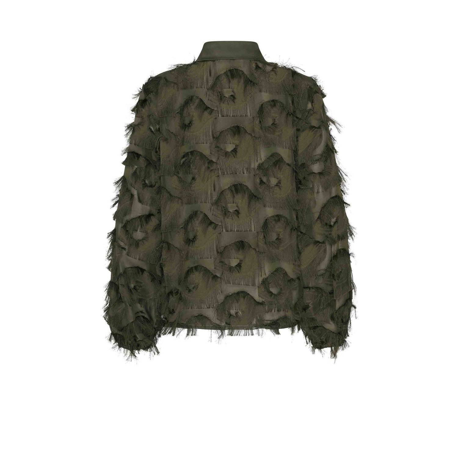 Claudia Sträter blouse donkergroen
