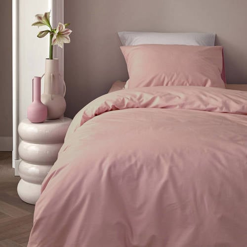 Cinderella katoenen dekbedovertrek 1-persoons roze (140x220 cm) afbeelding