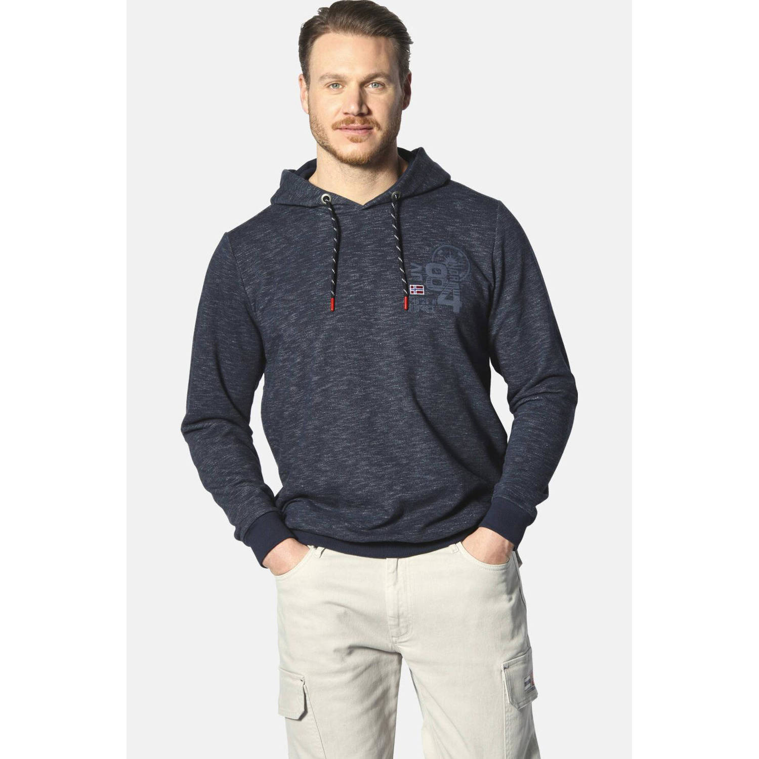Jan Vanderstorm +FIT Collectie hoodie AMUND (set van 2)