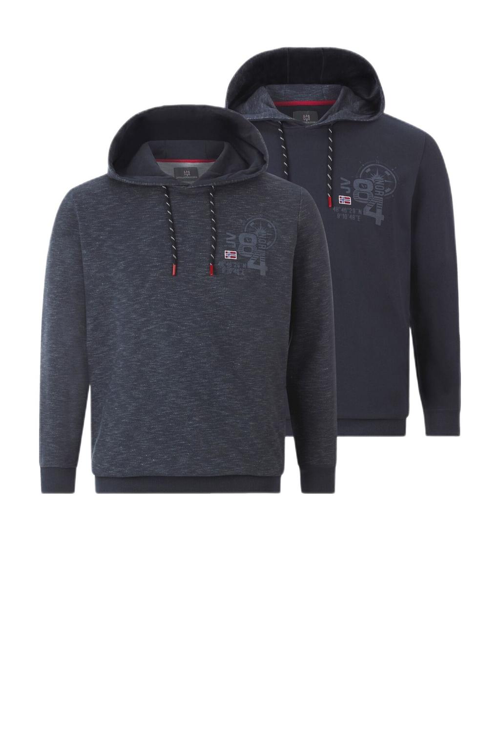 Jan Vanderstorm +FIT Collectie hoodie AMUND - (set van 2)