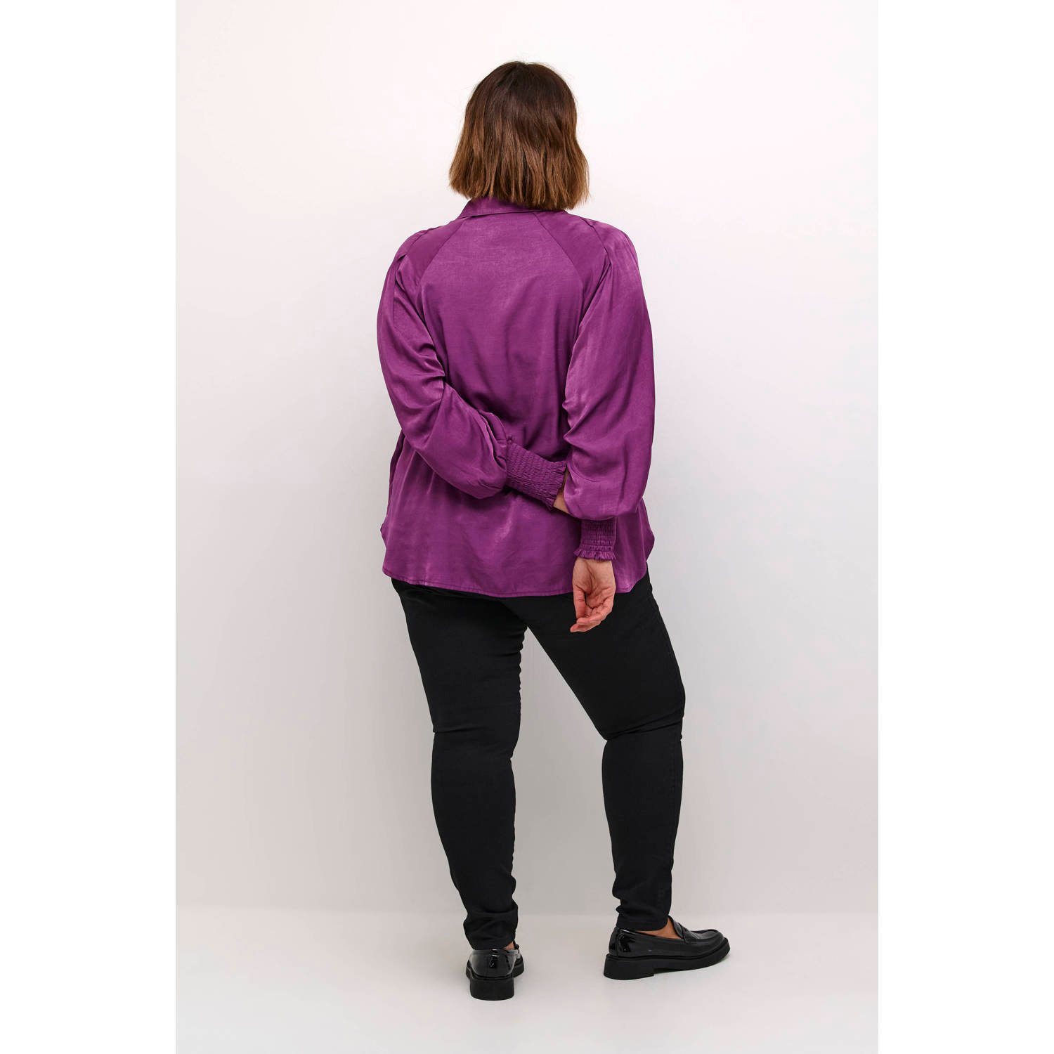 Kaffe Curve blouse KChayli paars