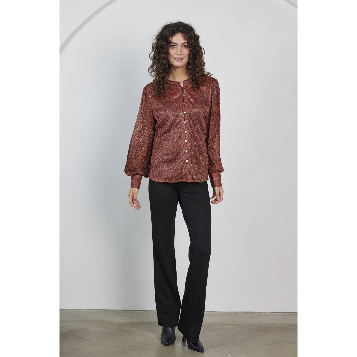 Didi blouse Shimmer brons