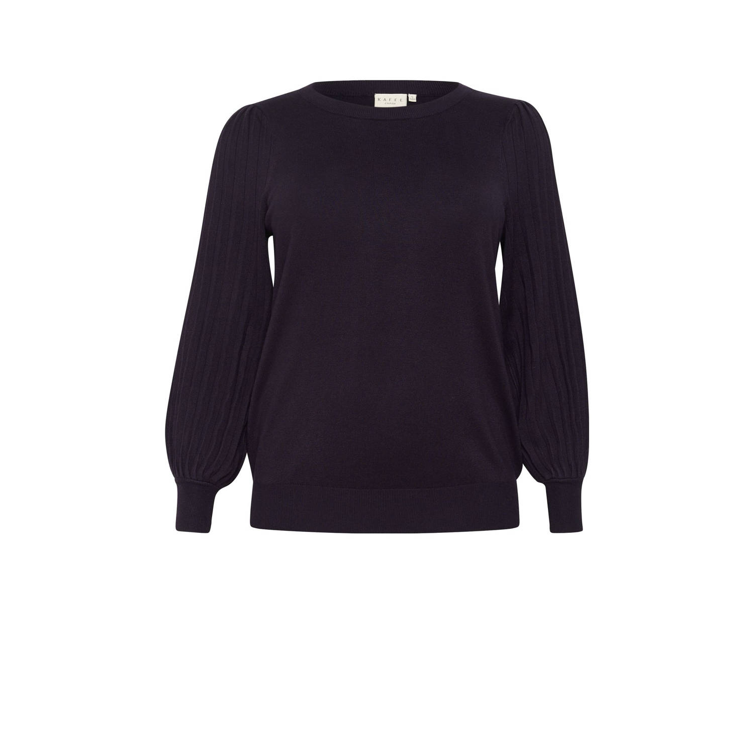 Kaffe Curve pullover donkerpaars