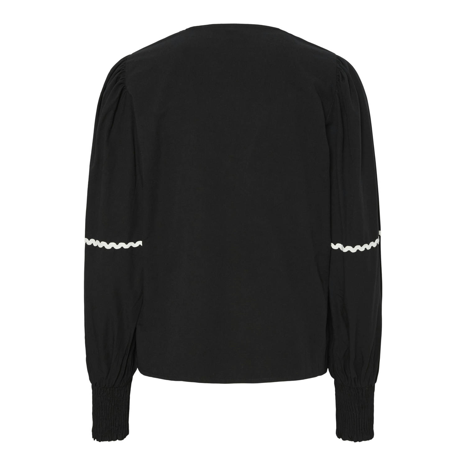 PIECES top zwart PCNERVIA